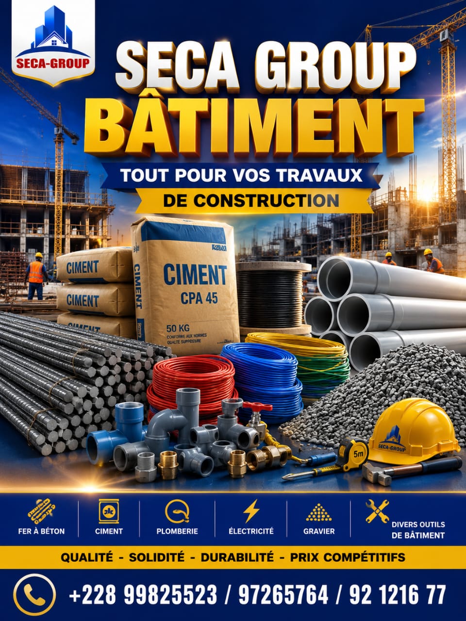 SECA GROUP BATIMENT services et ventes