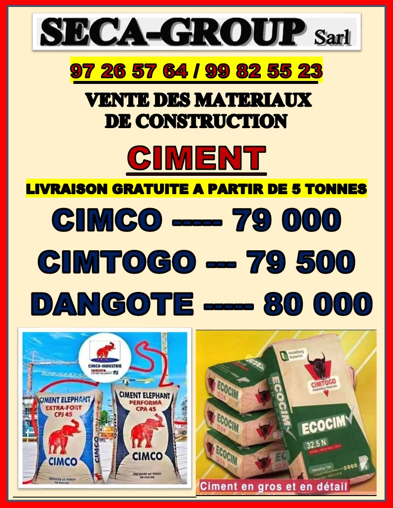 CIMENT CIMCO TONNE